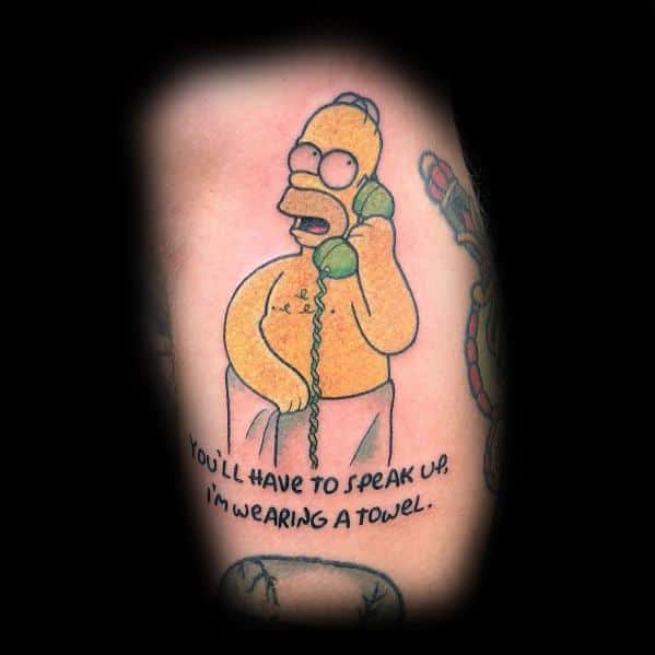 Simpsons Tattoo Inspiration For Men