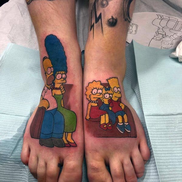 Simpsons Tattoos For Men