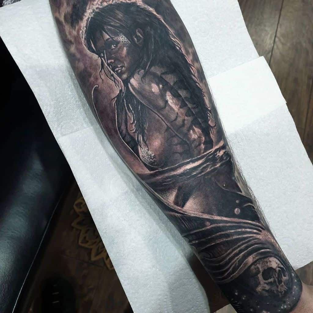 siren-black-grey-realistic-silver-back-ink-mermaid-tattoo-blvck_rune