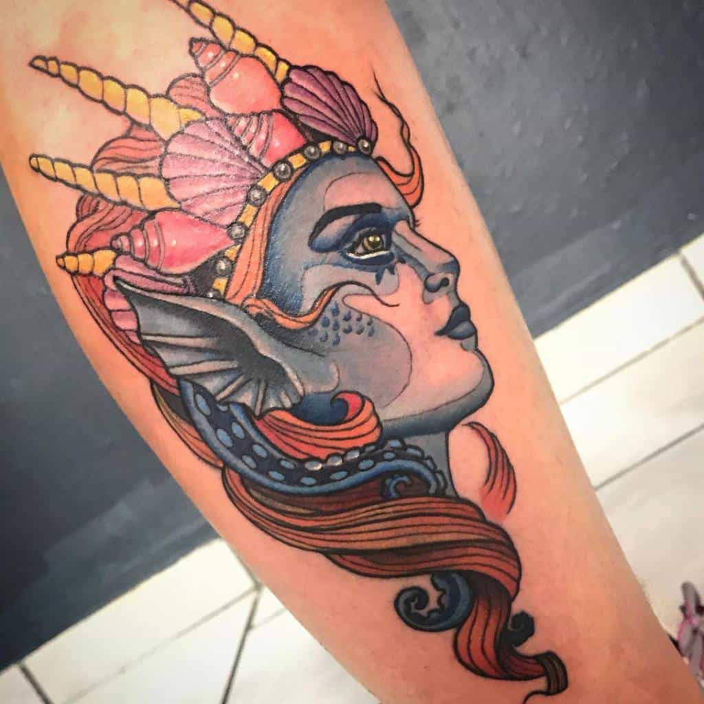 Badass mermaid tattoos