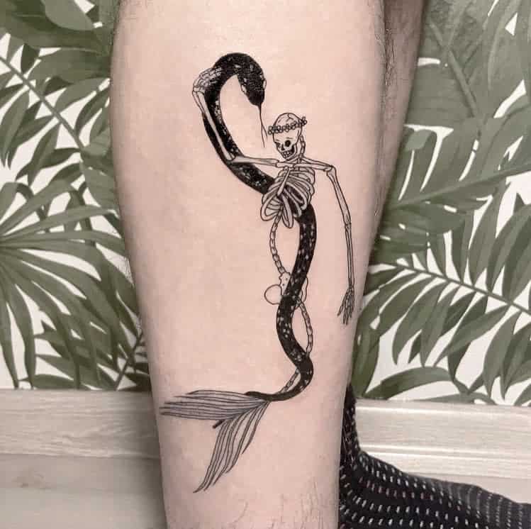 skeleton-snake-dark-art-mermaid-tattoo-aycaetc