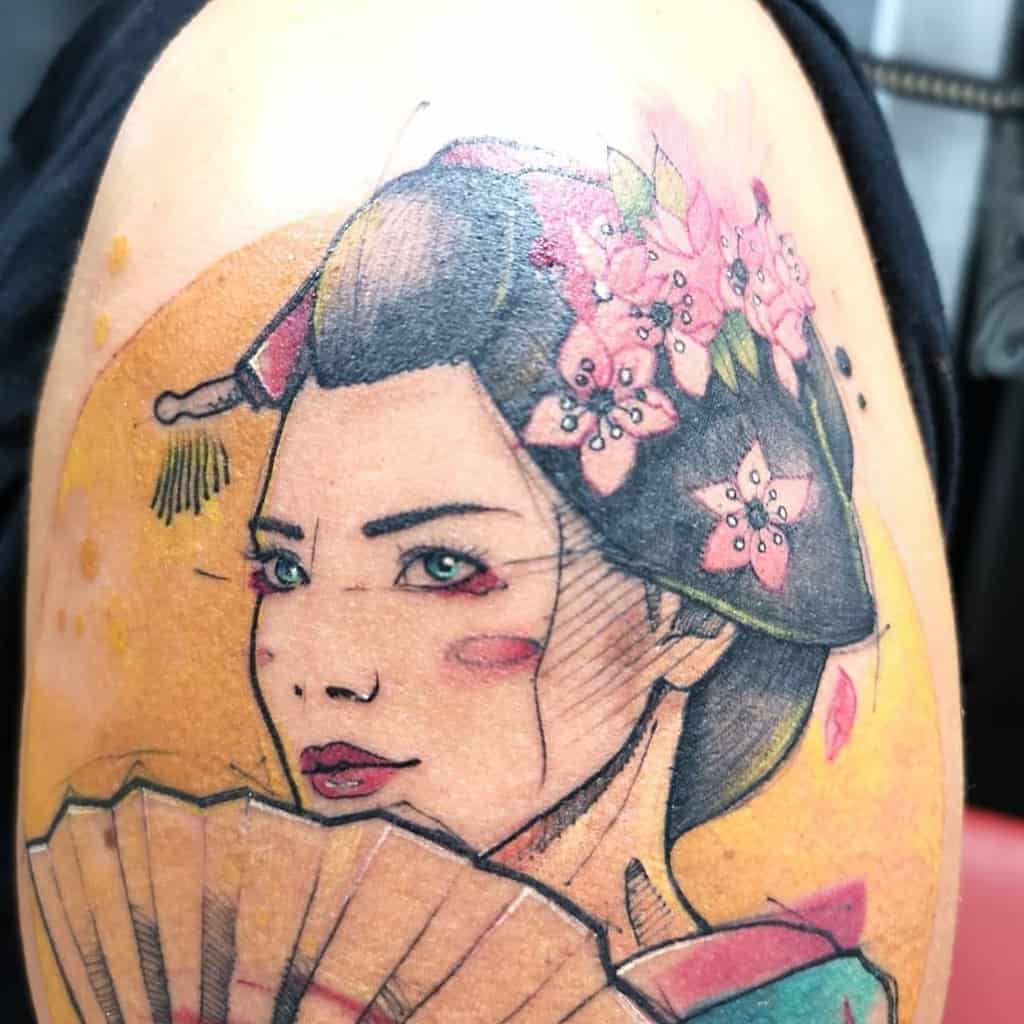 Top 109 Best Geisha Tattoo Ideas - [2021 Inspiration Guide]