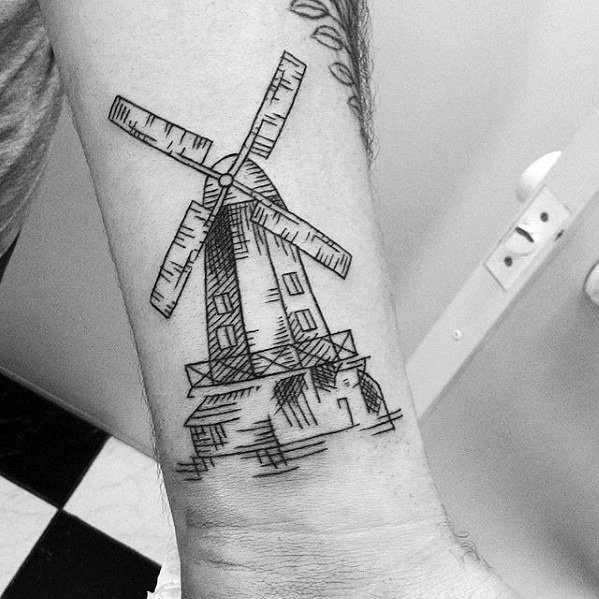 Olsen Tattoo  Dutch windmill for Joash Betz  Facebook