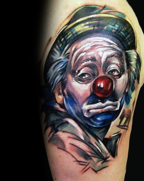 Sad clown for a sad girl  by Kev      tattoos handtattoo    426 Views  TikTok
