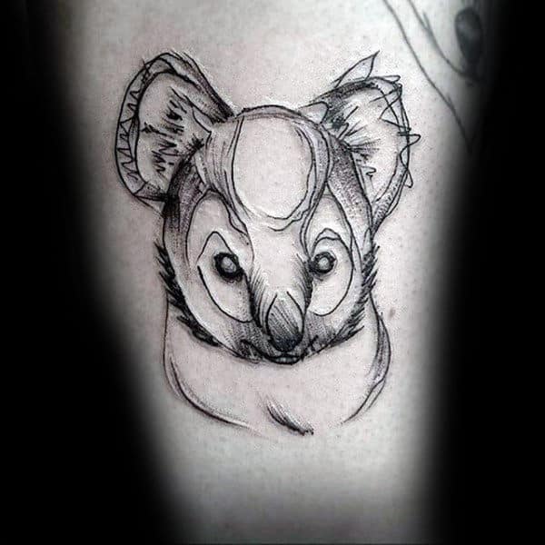 30 Koala Tattoo Designs For Men - Wild Animal Ink Ideas