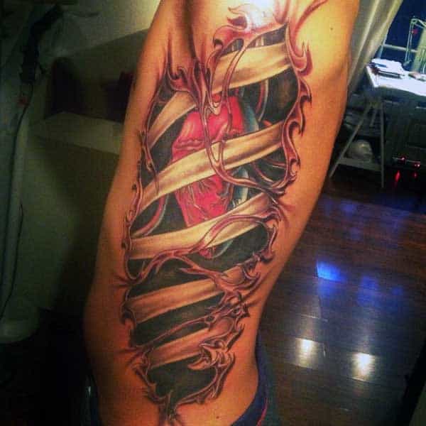 Top 49 Ripped Skin Tattoo Ideas - [2021 Inspiration Guide]