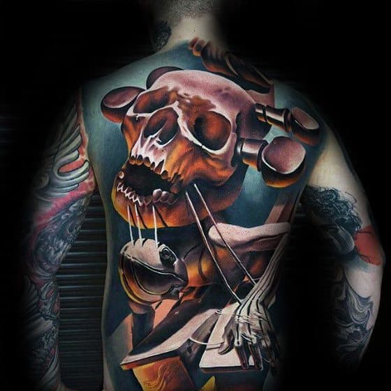 skull-back-mens-tattoo-ideas
