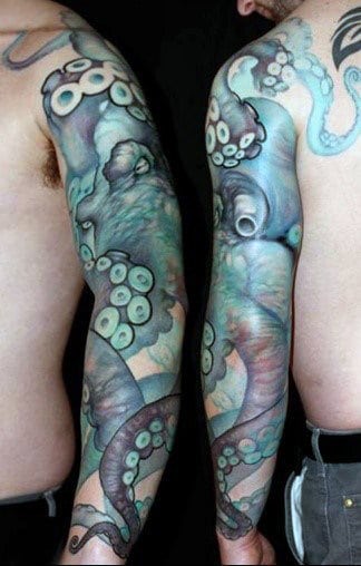 Sleeve Best Octopus Tattoo Mens