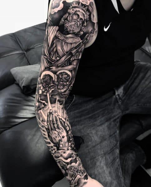 Sleeve Distinctive Big Tattoos For Men