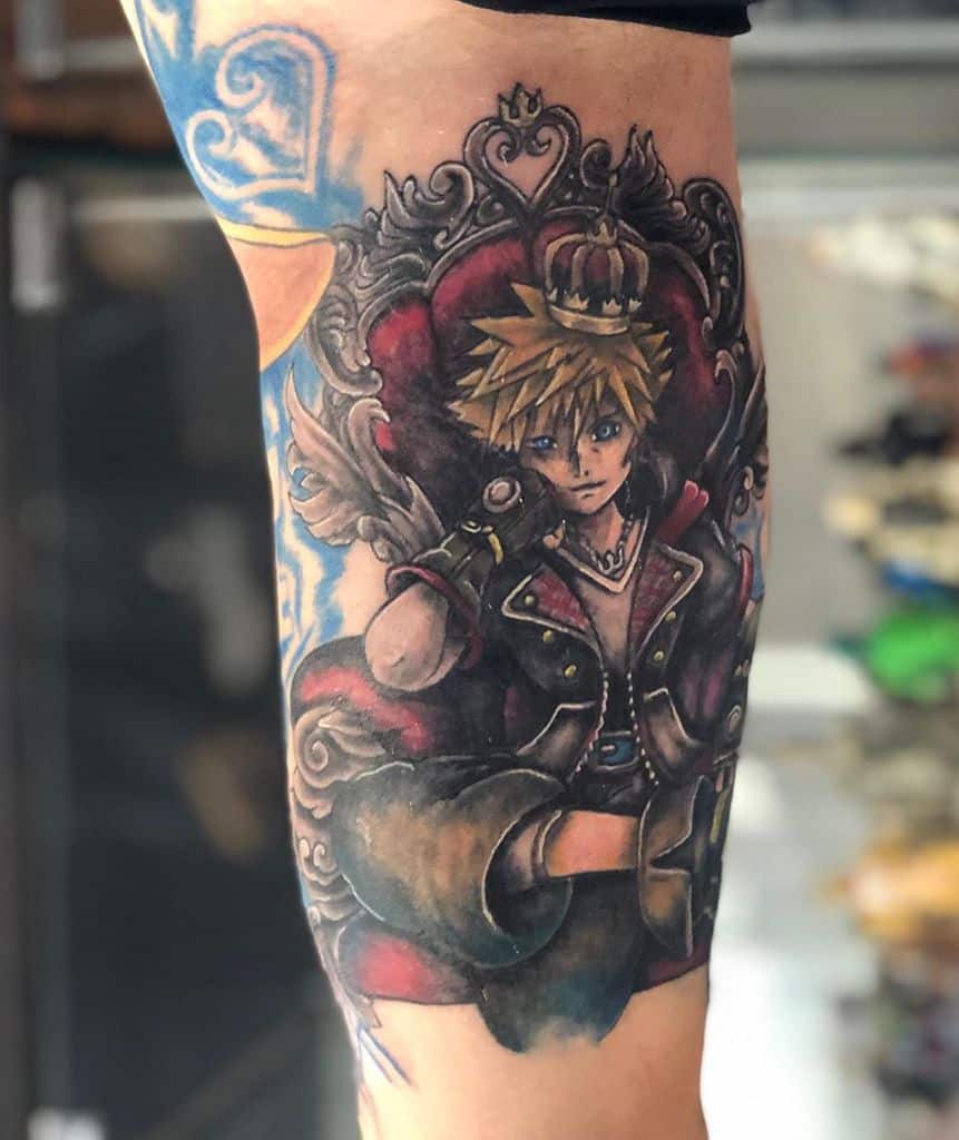 Sleeve Sora Kingdom Heart Tattoo