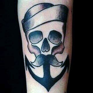 Small Anchor Tattoo For Men On Forearm