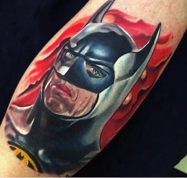 Small Batman Tattoos For Men
