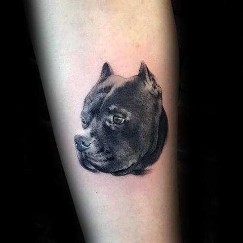 IM A BLACK UNICORN  Dog tattoos Pitbull tattoo Animal tattoo