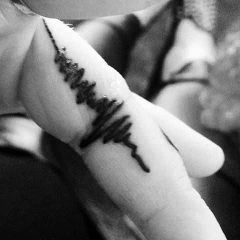 Tattooed Hands Close Up
