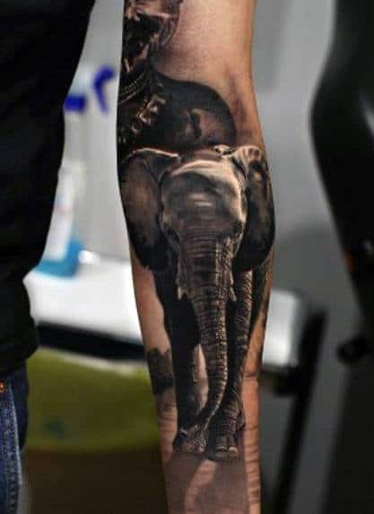 Elephant Small Forearm Tattoos