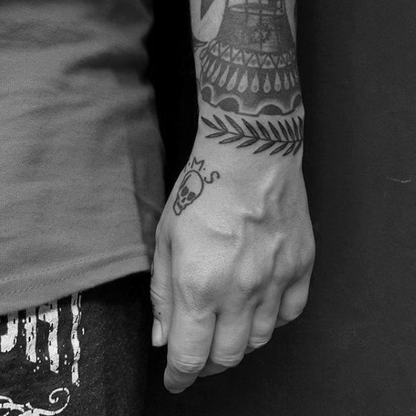 Small Guys Fern Wrist Tattoo Ideas