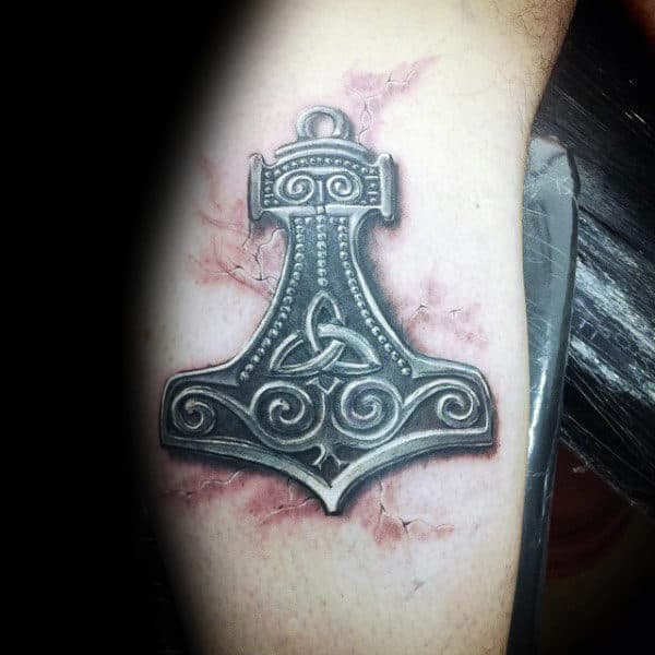 Gregory L Couvillier - Thors hammer Tattoo | Big Tattoo Planet