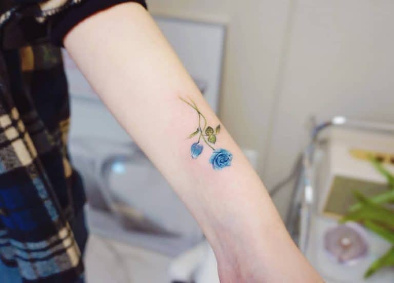 81 Beautiful Blue Rose Tattoo Ideas [2024 Inspiration Guide]