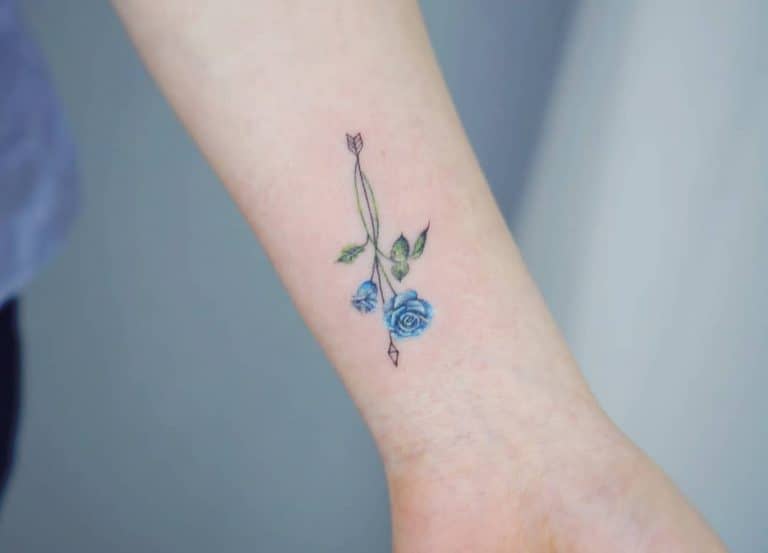 81 Beautiful Blue Rose Tattoo Ideas [2024 Inspiration Guide]