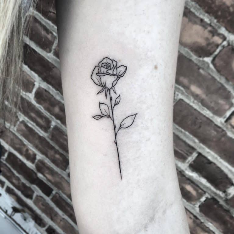 51 Amazing Simple Rose Tattoo Ideas [2024 Inspiration Guide]