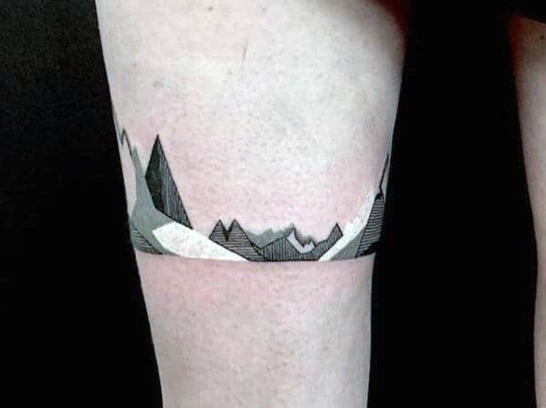Small Simple Armband Tattoos For Men