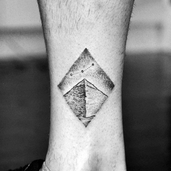 40 Pyramid Tattoo Designs For Men Ink Ideas With A Higher Purpose