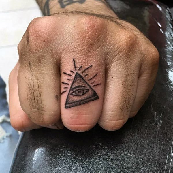 Small pyramids tattoo on the forearm  Tattoogridnet