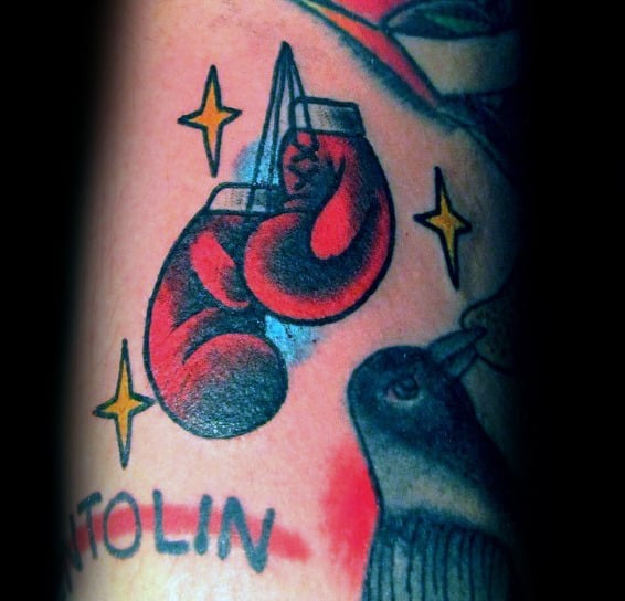 Aidos Tattoos  Small boxing gloves on the ribs for Daryl  Facebook