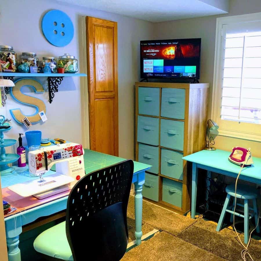 Small Space Sewing Room Ideas 6