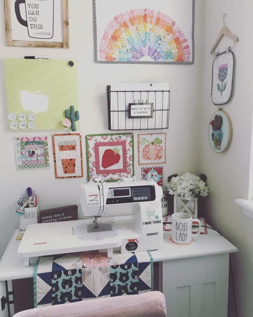 Small Space Sewing Room Ideas 9