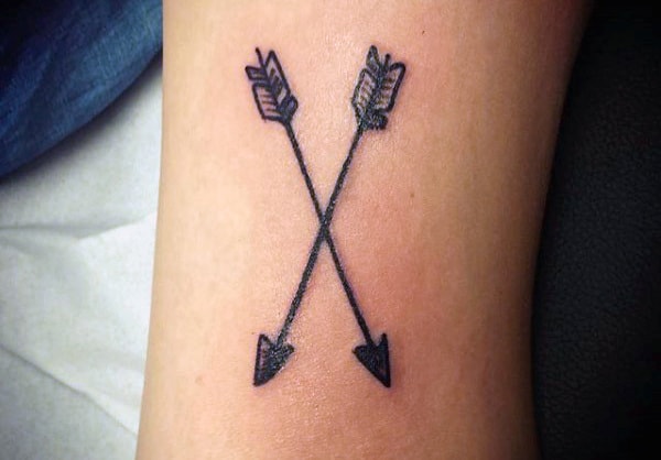 Small Tattoos Men Arrows