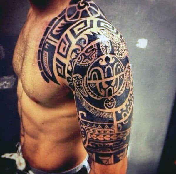 Wolf Star Celtic Cherokee Tattoo  LuckyFish Inc and Tattoo Santa Barbara