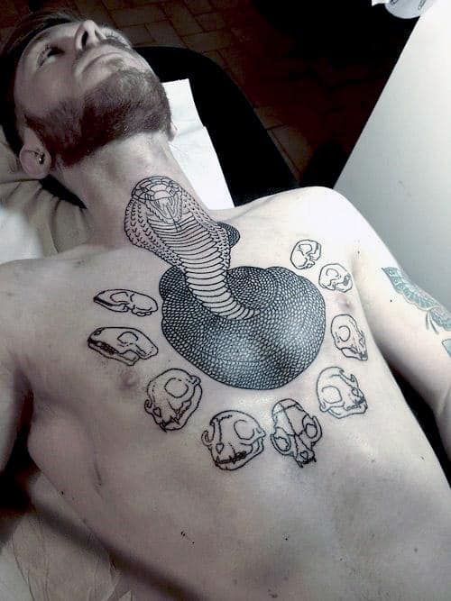 Snake Neck Tattoos For Men