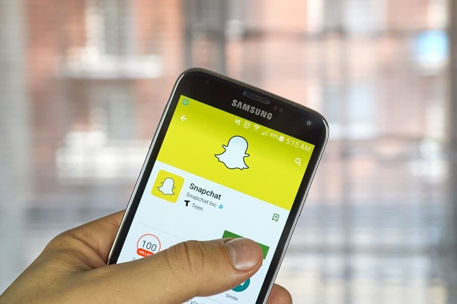 snapchat application on android