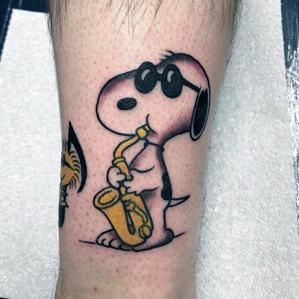 Snoopy tattoo  Steemit