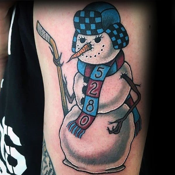 Snowman Guys Tattoo Designs