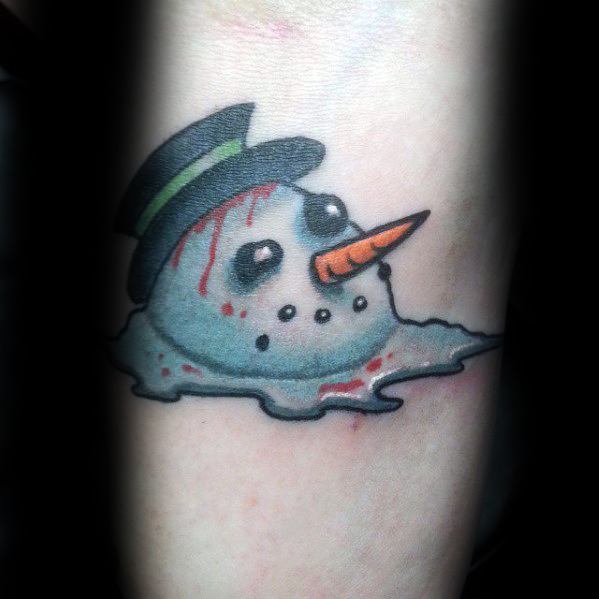 Snowman Tattoo Inspiration For Men