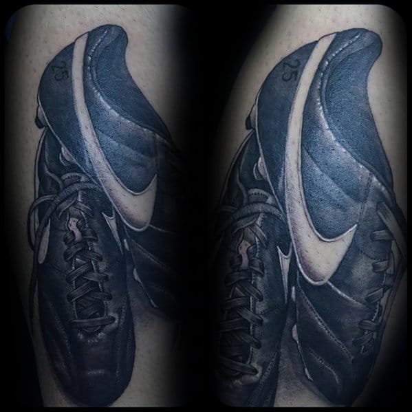 Soccer Cleats Nike Mens Forearm Tattoo Designs