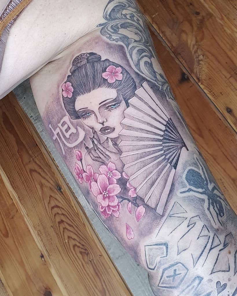 Society Japanese Geisha Tattoo