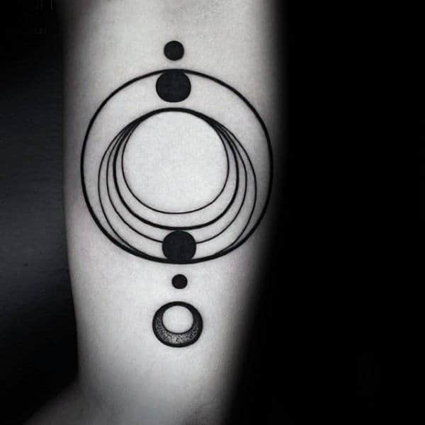 90 Circle Tattoo Designs For Men  Circular Ink Ideas