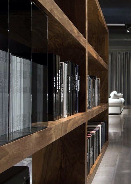 luxury wood shelf