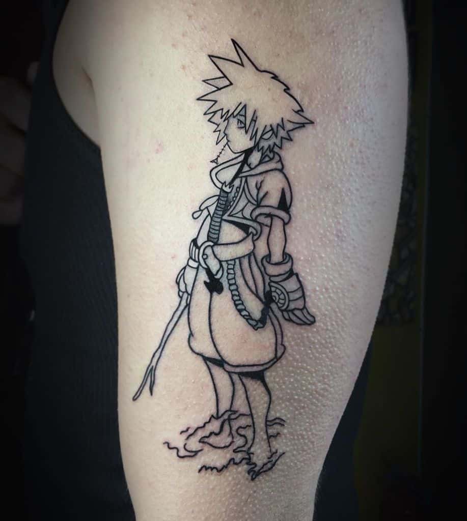 Sora Kingdom Hearts Tattoo