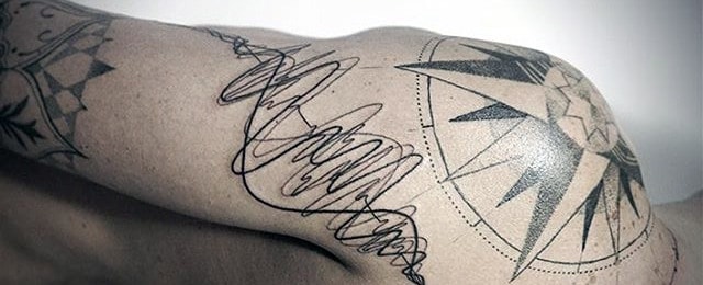 30 Soundwave Tattoo Designs For Men – Acoustic Ink Ideas