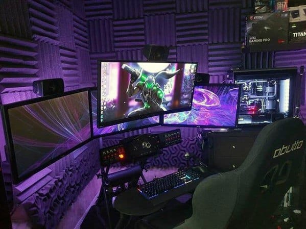 Soundproof Video Gaming Man Cave