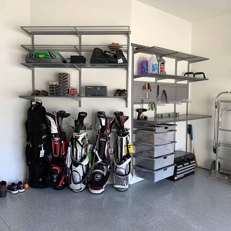 The Top 40 Best Garage Shelving Ideas Home Storage Solutions Next Luxury - Heavy Duty Garage Wall Mount Shelving