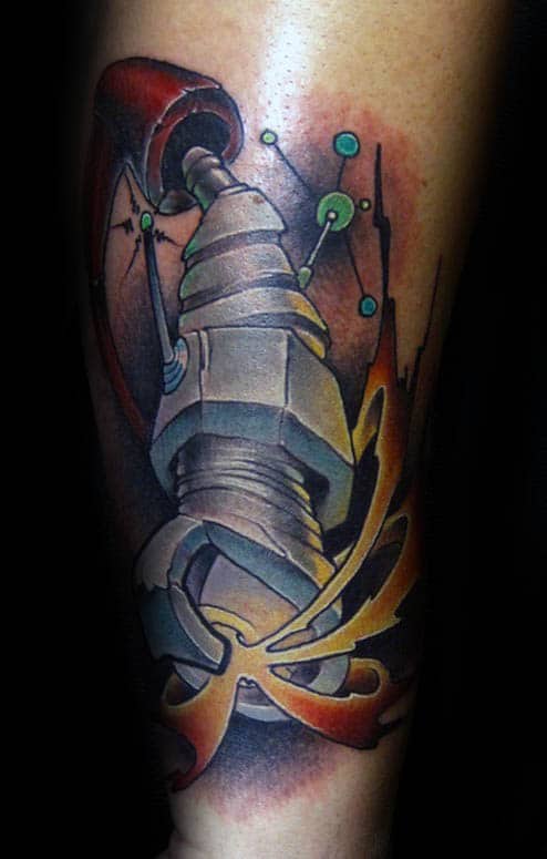Altered Images  Tattoos  Traditional Old School  Spark Plug