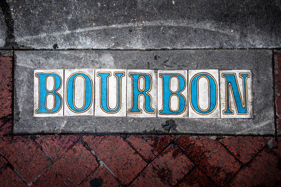 spelling out bourbon