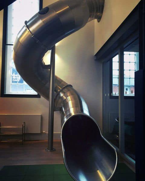 Spiral Indoor Slide In Office