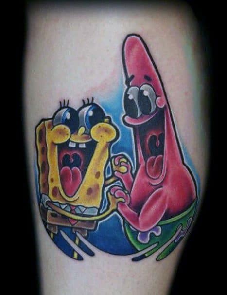 Spongebob Tattoo Ideas For Males