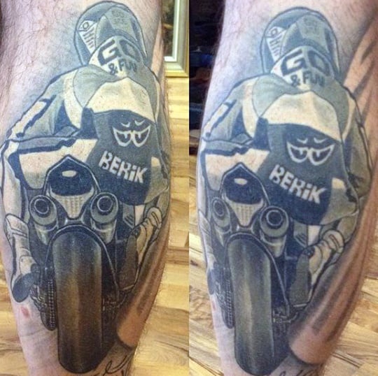 Sport Motorcycle Tattoo Ideas For Guys